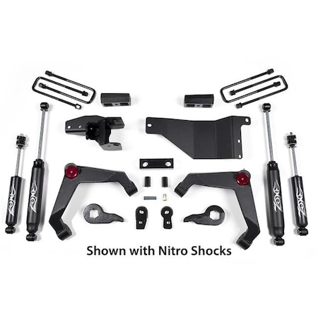 Zone Offroad Zone Offroad ZORZONC1209 2 in. Rear Block Kit for 2001-2010 Silverado 2500 & 3500HD ZORZONC1209